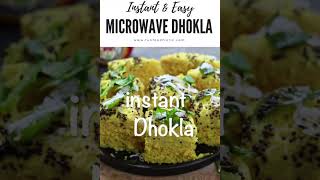 Instant and Easy Microwave Dhokla Shorts [upl. by Theran797]