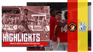 HIGHLIGHTS  Ebbsfleet United Vs Southend United [upl. by Rape740]