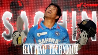 Sachin Tendulkar Batting Technique SlowMotion [upl. by Nalat]