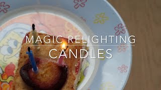 Magic relighting candles [upl. by Aneres]