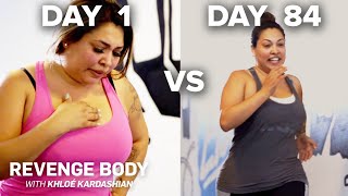 Inspiring First vs Last Workout Transformations  Revenge Body with Khloé Kardashian  E [upl. by Varrian705]