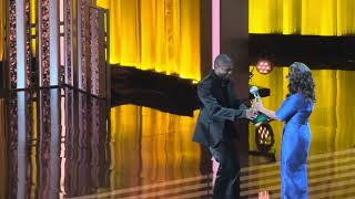 Oprah presenting Usher with Entertainer of the Year Award NAACP Image Awards 2024 [upl. by Nixie]