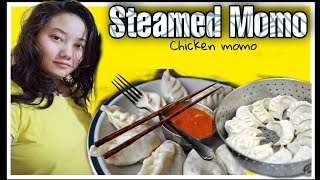 Chicken Steamed Momos  Cooking Momos With Colleagues At Weekoff  Sanja Theeng Vlogs [upl. by Renferd]