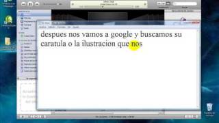 COMO PONER CARATULAS EN ITUNES [upl. by Suellen]