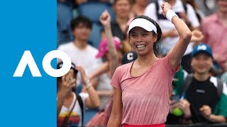 Stefanie Voegele v SuWei Hsieh match highlights 1R  Australian Open 2019 [upl. by Desiri]