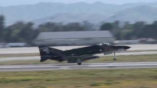 2 F4s loud takeoff [upl. by Debbra182]