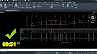 The fastest method to draw sewer profiles in AutoCAD from a hydraulic model using infraWizard addin [upl. by Hakceber625]