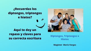 Curso de acentuación ortográfica de diptongos triptongos e hiatos [upl. by Harbot]