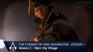 Assassins Creed 3  The Tyranny of King Washington  Mission 2 Warn the Village 100 Sync [upl. by Ulick]