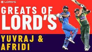 Yuvraj Singh vs Shahid Afridi  Whos The Greatest  Lords [upl. by Irolav]