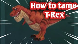 UtopiaOrigin  How to tame TRex [upl. by Ahsiekit]