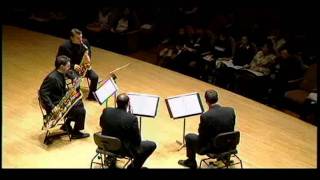 habanera saxophone quartet play bach [upl. by Rahmann]