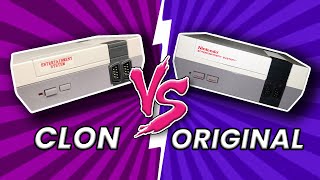 NES Original vs CLON  Comparando CONSOLA RETRO  elrafias [upl. by Woodruff901]