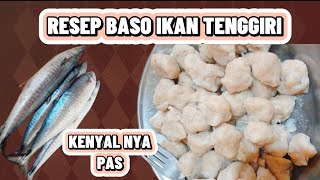 Cara Buat BAKSO IKAN TENGGIRI Agar Kenyal Untuk PEMULA [upl. by Mccutcheon339]