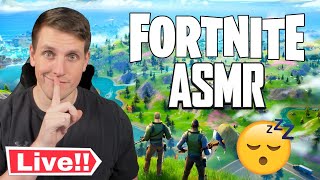 LIVE ASMR Gaming Fornite Chapter 3 Season 2 With Subs  ALL BATTLE NO BUILDING Whispered [upl. by Wolford]