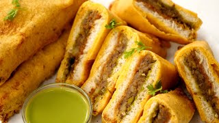 ब्रेड पकोड़ा बनाने की विधि  Bread Pakoda Recipe  CookingShooking [upl. by Karylin626]