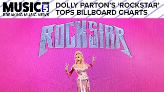 Dolly Parton’s ‘Rockstar Tops Billboard Charts  Music High 5 [upl. by Adner440]