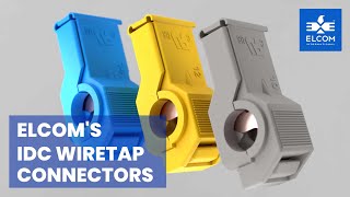 Elcoms IDC Wiretap  TTap Connectors – Revolutionizing Wire Connections [upl. by Aerdnaid]