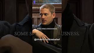 How Wentworth Miller deals with nervousness shorts [upl. by Meredi]