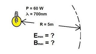 Physics 50 EampM Radiation 30 of 33 Intensity of Light Example [upl. by Shornick267]