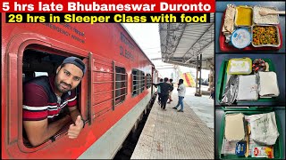 29 Hours in Bhubaneswar Duronto Exp in Sleeper class with Food 🍱 [upl. by Oruntha]