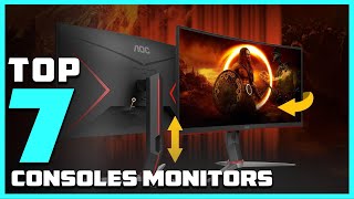 Top 7 Best Monitors For Consoles in 2024  InDepth Reviews amp Buying Guide [upl. by Konstantin542]