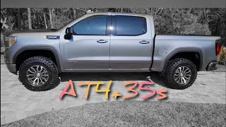 2021 GMC Sierra AT4 Leveling Kit 35s [upl. by Lilybelle659]