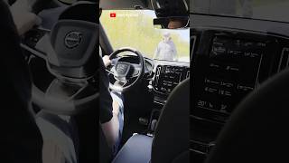 Testing Volvo pedestrian full auto brake system  watch Volvo cars test drives on our channel [upl. by Meg520]