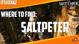 The Witcher 3 Where To Find Saltpeter [upl. by Atirec663]