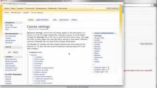 Moodle  Documentation  008 [upl. by Nocaj]