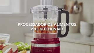 Processador Kitchenaid Empire Red 21L 127V é na Utilplast [upl. by Rosenquist]