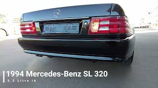 1994 Mercedes Benz SL 320 Exhaust Sound [upl. by Relyhs959]