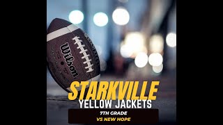 Starkville 7th Grade vs New Hope 2024 [upl. by Ydnat]