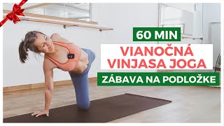 VINYASA JOGA v rytme dychu 60 min  Vianočná [upl. by Avilla]