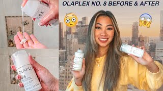 NEW Olaplex No 8 Before amp After  Review  Colored Hair [upl. by Pederson]