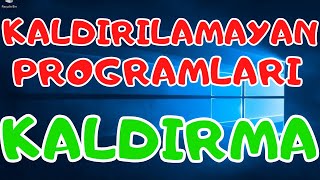 Denetim Masasından Kaldırılamayan Programları Kaldırma PROGRAMSIZ ESET Antivirüs Kaldırma [upl. by Aenat]