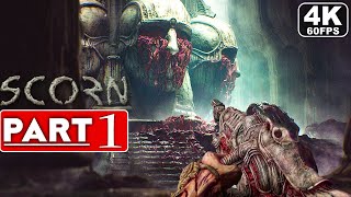 SCORN Gameplay Walkthrough Part 1 4K 60FPS PC ULTRA  No Commentary [upl. by Ardnued]