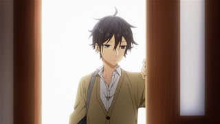 Miyamura cuts his hair  short hair Miyamura has arrived  Horimiya Episode 6 [upl. by Eirrod]