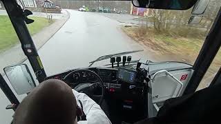 Ryd To Tingsryd  Bus Driving POV [upl. by Byrom396]