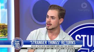 Dacre Montgomery Joins The Cast Of Stranger Things  Studio 10 [upl. by Parish]