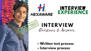 Hexaware latest interview experience 2022  Hexaware interview question amp Answers  Hexaware [upl. by Eronel]