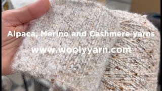 Alpaca Merino and Cashmere yarns [upl. by Orvie336]