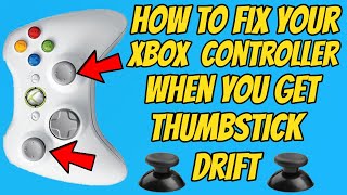 How To Fix Your Xbox 360 Controller When You Get Thumbstick Drift [upl. by Arraet794]