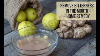 Home remedy to remove bitterness in mouth  Natural remedy  Bowl Of Herbs [upl. by Borries]