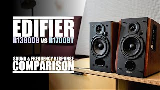 DSAUDIOreview  Edifier R1380DB vs Edifier R1700BT  soundDEMO [upl. by Milburt999]