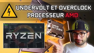 Overclock et Undervolt Facile CPU AMD  TUTO Ryzen Master [upl. by Akinyt]