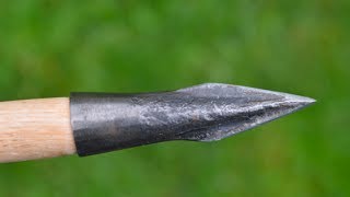 Medieval Arrow Part 2 How to Make a Mary Rose Warship Tudor Style Arrow [upl. by Ludlew]