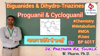 Biguanides amp DihydroTriazines Antimalarials  Proguanil  Cycloguanil Pamoate  BP 601T [upl. by North]