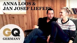 GQ 200  Anna Loos und Jan Josef Liefers über GQ gelungene Partys und gute Musik [upl. by Dronski]