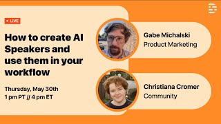 How to create AI Speakers and use them in your workflow [upl. by Miuqaoj]